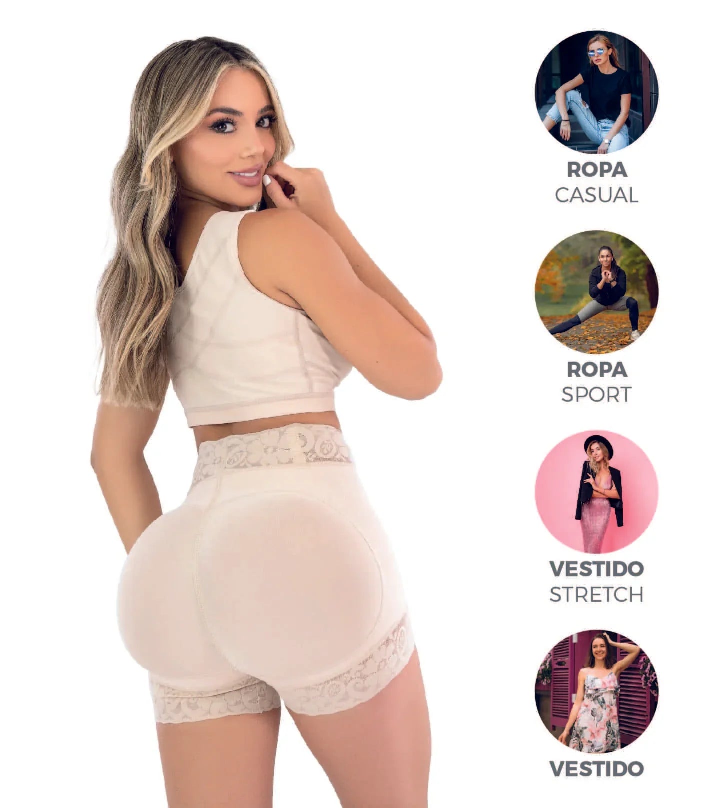 🍑 PANTY INVISIBLE LEVANTA COLA, la solución para tus glúteos | Paga 1 y Llévate 1 Gratis